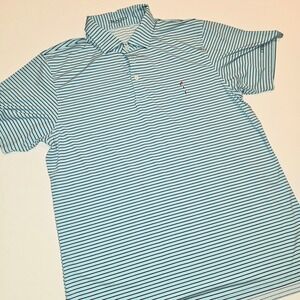 B Draddy Performance Golf Polo Shirt~Large~EUC